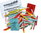 Preview: Lospaket - Sicherheitslose bunt, Gewinne optional Aufkleber und Nieten